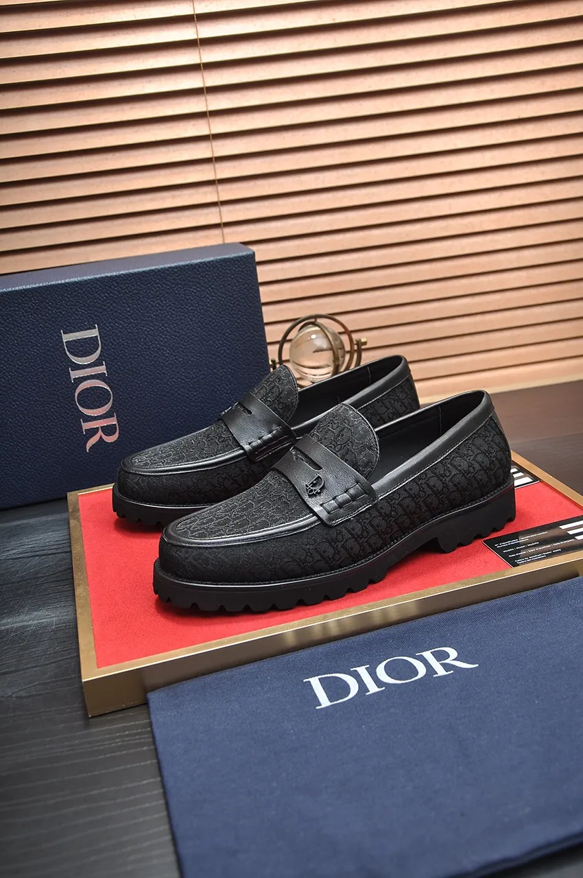 Men's shoes 💰600💶[Dior] (water-dyed cowhide lining) Dior original 1:1 high-quality factory, imported original materials, imported raw cowhide, water-dyed cowhide lining, original TPU outsole, code number: 38-44 (45 customized)